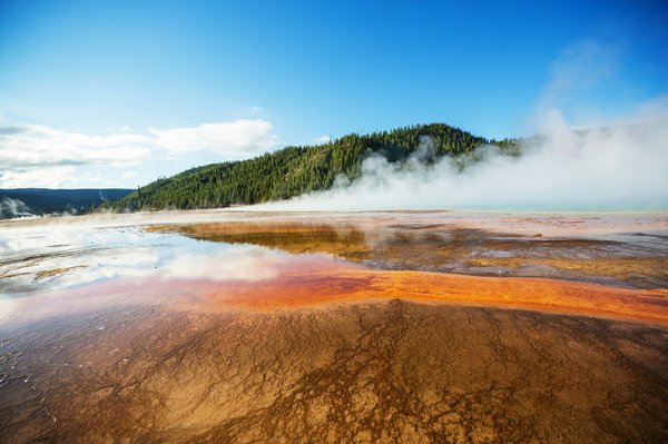Où trouver les meilleures excursions pour observer les geysers dans le parc national de Yellowstone, USA?